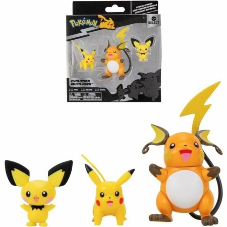 Set of Figures Pokémon Evolution Multi-Pack: Pikachu by Pokémon, Toy figures playsets - Ref: S7193697, Price: 45,93 €, Discou...