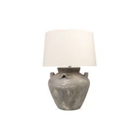 Desk lamp Romimex Grey Ceramic 40 x 75 x 40 cm by Romimex, Bedside and Table Lamps - Ref: D1618857, Price: 148,33 €, Discount: %