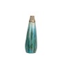 Vase Alexandra House Living Blue Brown Terracotta 13 x 40 x 13 cm by Alexandra House Living, Vases - Ref: D1618864, Price: 67...