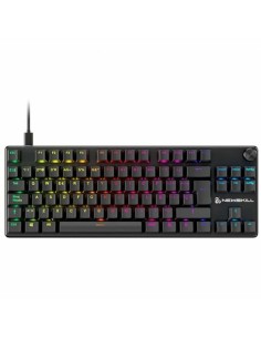 Gaming Tastatur EDM 07751 for players Schwarz Qwerty Spanisch | Tienda24 Tienda24.eu