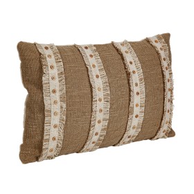 Coussin Romimex Beige 30 x 8 x 50 cm Broderie de Romimex, Coussins - Réf : D1618878, Prix : 24,04 €, Remise : %