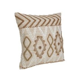 Coussin Romimex Crème 45 x 8 x 45 cm Broderie de Romimex, Coussins - Réf : D1618879, Prix : 46,22 €, Remise : %