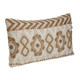 Coussin Romimex Crème 30 x 8 x 50 cm Broderie de Romimex, Coussins - Réf : D1618880, Prix : 28,92 €, Remise : %