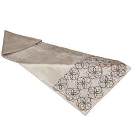 Table Runner Romimex Beige 33 x 180 x 1 cm Velvet by Romimex, Table Runners - Ref: D1618929, Price: 60,60 €, Discount: %