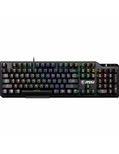 Bluetooth-Tastatur V7 KW550ESBT Qwerty Spanisch Spanisch Schwarz | Tienda24 Tienda24.eu