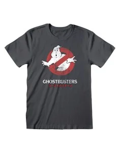 Camisola de Manga Curta Unissexo The Ghostbusters Japanese Text Cinzento escuro de The Ghostbusters, T-shirts - Ref: D0801084...