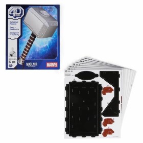 Jogo de Construção Marvel Mjolnir 87 Peças 48 x 14 x 54,5 cm Castanho Multicolor de Marvel, Jogos de construção - Ref: S71943...