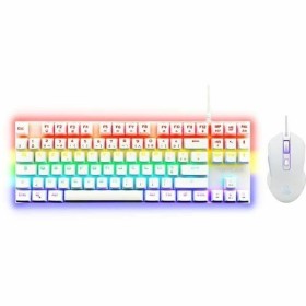 Keyboard with Gaming Mouse The G-Lab MERCURY W White by The G-Lab, Keyboard & Mouse Sets - Ref: S7194350, Price: 70,02 €, Dis...