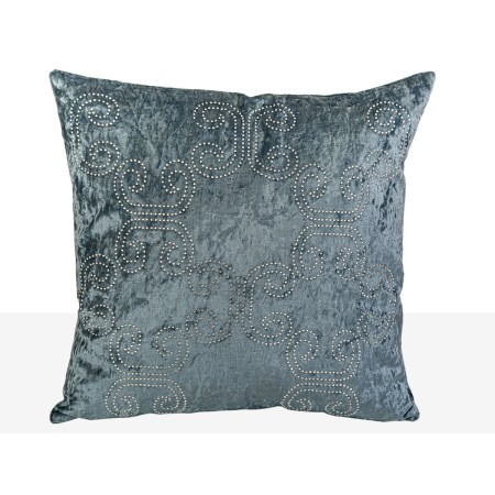 Cushion Romimex Dark blue 45 x 45 x 10 cm by Romimex, Cushions - Ref: D1619005, Price: 22,86 €, Discount: %