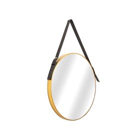 Wall mirror Romimex Golden polystyrene 51 x 81 x 3 cm Circular by Romimex, Wall-Mounted Mirrors - Ref: D1619030, Price: 46,22...