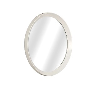 Wall mirror Romimex White polystyrene 80 x 80 x 3 cm Circular by Romimex, Wall-Mounted Mirrors - Ref: D1619031, Price: 153,03...