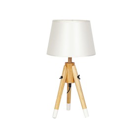 Lampada da tavolo Romimex Naturale Legno MDF 24 x 48 x 24 cm di Romimex, Lampade da tavolo e abat-jour - Rif: D1619035, Prezz...