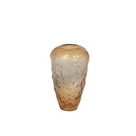 Florero Romimex Ambar Vidrio 13 x 22 x 13 cm de Romimex, Jarrones - Ref: D1619058, Precio: 19,60 €, Descuento: %