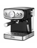 Manuelle Express-Kaffeemaschine UFESA Brescia Schwarz Stahl 850 W | Tienda24 Tienda24.eu