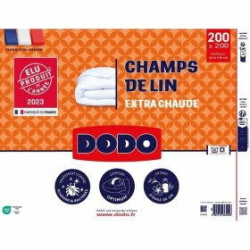 Duvet DODO Champs de Lin White 450 g/m² 200 x 200 cm by DODO, Quilts and quilt covers - Ref: S7194528, Price: 56,29 €, Discou...