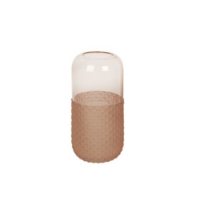 Florero Romimex Rosado Vidrio 12 x 25 x 12 cm de Romimex, Jarrones - Ref: D1619061, Precio: 20,33 €, Descuento: %