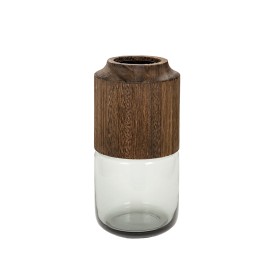 Vase Alexandra House Living Naturel Bois verre 15 x 30 x 15 cm de Alexandra House Living, Vases - Réf : D1619087, Prix : 44,1...