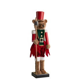 Christmas bauble Romimex Red Bear Nutcracker 17 x 60 x 17 cm by Romimex, Christmas - Ref: D1619134, Price: 55,47 €, Discount: %