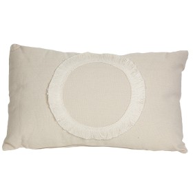 Almofada Romimex Branco Com franja 30 x 10 x 50 cm de Romimex, Almofadas - Ref: D1619191, Preço: 15,40 €, Desconto: %