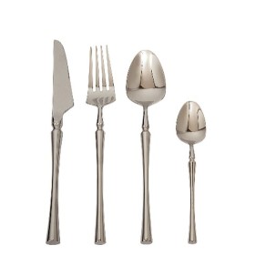 Cutlery set Romimex Silver Stainless steel 25 x 3 x 16 cm 4 Pieces by Romimex, Cutlery sets - Ref: D1619249, Price: 25,40 €, ...