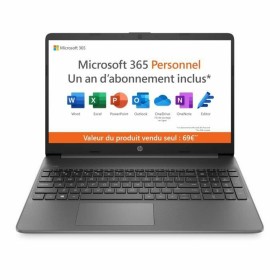 Ordinateur Portable HP 15s-fq0024nf 15,6" Intel Celeron N4120 4 GB RAM 128 GB SSD Azerty Français de HP, Ordinateurs portable...