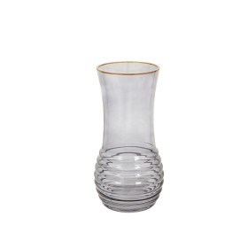 Vaso Romimex Cinzento Vidro 12 x 25 x 12 cm de Romimex, Jarrões - Ref: D1619278, Preço: 18,34 €, Desconto: %