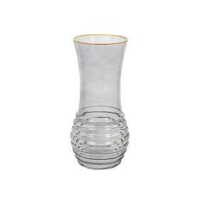 Vase Romimex Grau Glas 15 x 30 x 15 cm von Romimex, Vasen - Ref: D1619279, Preis: 20,79 €, Rabatt: %