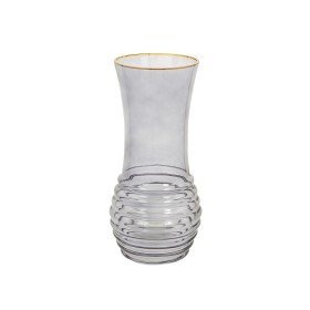 Vaso Romimex Grigio Vetro 15 x 30 x 15 cm di Romimex, Vasi - Rif: D1619279, Prezzo: 20,79 €, Sconto: %