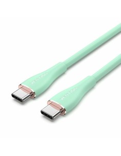 Cable USB-C Celly USBCUSBCCOTTWH Blanco 1,5 m | Tienda24 Tienda24.eu