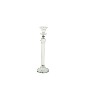 Castiçais Romimex Transparente Vidro 9 x 26 x 9 cm de Romimex, Candelabros e suportes para velas - Ref: D1619284, Preço: 16,6...