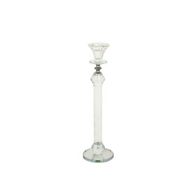 Portavelas Romimex Transparente Vidrio 9 x 32 x 9 cm de Romimex, Candelabros y portavelas - Ref: D1619285, Precio: 18,34 €, D...