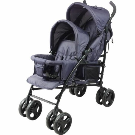 Poussette pour bébé Bambisol Double Cane Blue marine de Bambisol, Poussettes citadines - Réf : S7195238, Prix : 193,00 €, Rem...