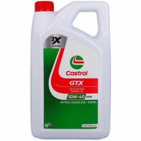 Huile de moteur Castrol GTX Essence Diesel 10W40 5 L de Castrol, Huiles moteur pour auto - Réf : S7195284, Prix : 58,61 €, Re...