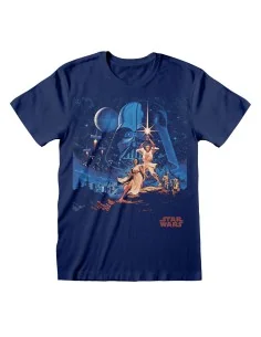 Maglia a Maniche Corte Unisex Star Wars New Hope Vintage Nero da Star Wars, T-shirt - Ref: D0801094, Precio: €22.75, Descuent...