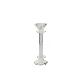 Castiçais Romimex Prateado Vidro 8 x 23 x 8 cm de Romimex, Candelabros e suportes para velas - Ref: D1619381, Preço: 16,09 €,...