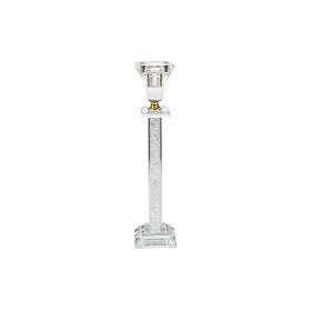 Candleholder Romimex Transparent Glass 5 x 26 x 5 cm by Romimex, Candelabras and candle holders - Ref: D1619390, Price: 17,90...