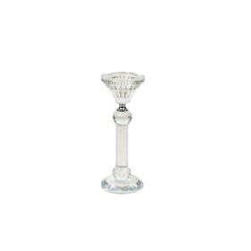 Candleholder Romimex Transparent Glass 7 x 19 x 7 cm by Romimex, Candelabras and candle holders - Ref: D1619395, Price: 11,18...