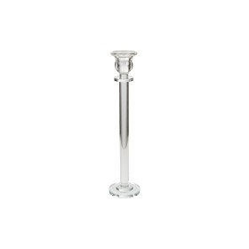 Portavelas Romimex Transparente Vidrio 5 x 31 x 5 cm de Romimex, Candelabros y portavelas - Ref: D1619397, Precio: 15,10 €, D...