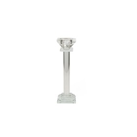 Candleholder Romimex Transparent Glass 6 x 25 x 6 cm by Romimex, Candelabras and candle holders - Ref: D1619400, Price: 16,17...