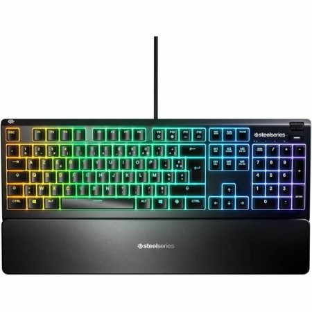 Teclado mecânico SteelSeries APEX 3 Preto Francês AZERTY de SteelSeries, Teclados - Ref: S7195644, Preço: 112,76 €, Desconto: %