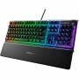 Mechanical keyboard SteelSeries APEX 3 Black French AZERTY by SteelSeries, Keyboards - Ref: S7195644, Price: 112,76 €, Discou...