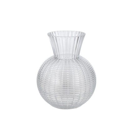 Florero Romimex Transparente Vidrio Rayas 16 x 20 x 16 cm de Romimex, Jarrones - Ref: D1619441, Precio: 15,50 €, Descuento: %