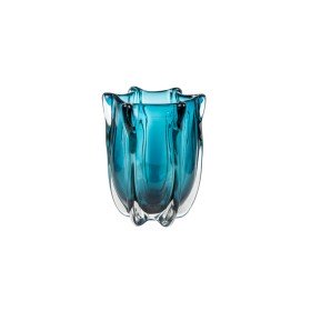 Vase Romimex Blue Glass 18 x 23 x 18 cm by Romimex, Vases - Ref: D1619492, Price: 53,42 €, Discount: %