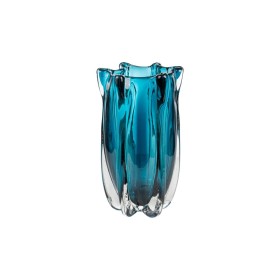 Vase Romimex Blue Glass 17 x 30 x 17 cm by Romimex, Vases - Ref: D1619493, Price: 60,58 €, Discount: %