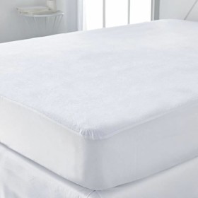 Mattress protector TODAY Waterproof White 140 x 190 cm by TODAY, Mattresses and bed bases - Ref: S7195848, Price: 30,30 €, Di...