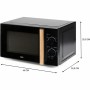 Microondas DOMO Preto 700 W 20 L de DOMO, Micro-ondas simples - Ref: S7195865, Preço: 100,77 €, Desconto: %