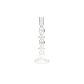 Portavelas Romimex Transparente Vidrio 9 x 27 x 9 cm de Romimex, Candelabros y portavelas - Ref: D1619540, Precio: 12,84 €, D...