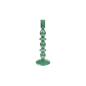 Bougeoir Romimex Vert verre 9 x 27 x 9 cm de Romimex, Bougeoirs et chandeliers - Réf : D1619543, Prix : 12,84 €, Remise : %