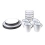 Set di Tazze e Piatti Romimex Bianco Ceramica (16 Pezzi) di Romimex, Tazze - Rif: D1619555, Prezzo: 53,42 €, Sconto: %