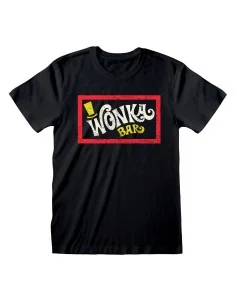 Camisola de Manga Curta Unissexo Willy Wonka Wonka Bar Preto de Willy Wonka, T-shirts - Ref: D0801099, Precio: €22.75, Descue...